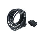 Durable New 4 Digital Code Combination Bicycle Cable Lock (HLK-013)