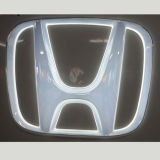 Acrylic Metal Luster Electroplate LED Lighten Japanese Car Emblem