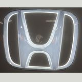 Acrylic Metal Luster Electroplate LED Lighten Japanese Car Emblem