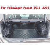 Car Trunk Boot Liner Full Cargo Mat Waterproof for Volkswagen Passat 2011-2015