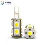 5050 9PCS 10-30V G4 Warm White LED Auto Light