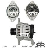 Bosch Alternator 0124555009 Ca1853IR 12599