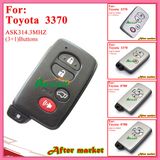 Smart Key with 3buttons Ask314.3MHz 0780 ID71 Wd03 Alphapreviasienna 2005 2008 Silver for Toyota