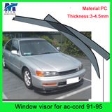 Auto Accesssories Window Visor Deflector Rain Shield for Hodna Accord 91-95