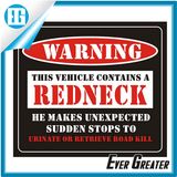 Customized Car Warning Sticker OEM