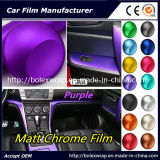 Chinese New Year Promotion Low Price Car Matte Chrome Film Ice Car Sticker, Chrome Wrap Vinyl
