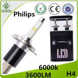 Hot Selling! ! ! H4 H/L LED Car Headlight 6000K 30W