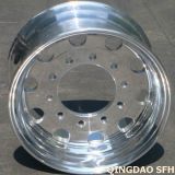 Bright Shine Forged Aluminum Alloy Truck and Bus Wheel (8.25X22.5, 9.00X22.5)