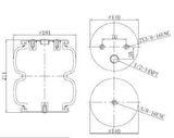 Double Convoluted Air Spring 2s2600 for Truck
