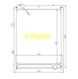 High Quality Cooler Auto Radiator for Truck Dz95259532213