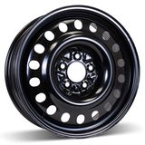 17X6.5 5-114.3 (5-4.5) Black Steel Wheel Rim