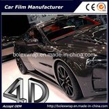 Black 4D Carbon Fiber Vinyl Sticker