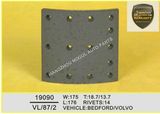 Brake Lining for Heavy Duty Truck Non Asbestos (19090)