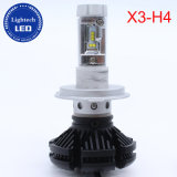 Factory True Focused Light Pattern 50W LED H4 Car Auto LED Headlight with Unique Lens for Road Safety Driving