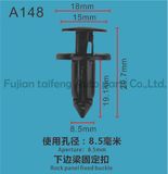 Custom High Quality Nylon Black Auto Fastener Plastic Clips