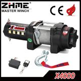 4X4 4000lbs Rated Line Pull ATV/UTV Electric Winch