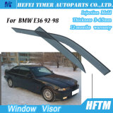 Sun Chrome Side Window Visor Vent Guards Rain for BMW E36 92-98