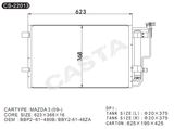 Auto parts condenser for Mazda 3 (09-)