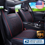 From Us 2PC Car Seat Cover PU Leather Car SUV Front Cushion +2PC Pillow 4 Season