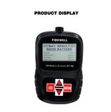 Foxwell Bt100 12V Auto Car Battery Tester 1100CCA Automotive Battery Analyzer Multi-Languages Bad Cell Test Free Shipping