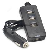 4 Port USB Car Charger