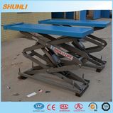 One Side Extension Floor-Mounted Double Platform Scissors Car Lift