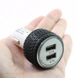 2.1A 1A Dual USB Car Charger for MP4 MP3 Mobile Devices