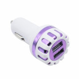 DC 5V 2.1A Dual USB Car Charger Adapter for Smart Phone