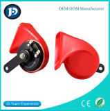 Red Brand-New ABS Universal Car Snail Horn