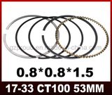 Bajaj Boxer CT100 Piston Ring High Quality Motorcycle Parts