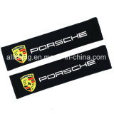Polyester Car Seat Belt Covers Shoulder Pads Pair for Porsche
