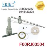 Erikc F00rj03504 Fuel Injector Rebuild Kit F 00r J03 504 Crin Overhaul Kit Dlla151p2182+F00rj01692 for 0445120227 0445120228