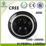 7inch Round 40W Hi/Lo Beam LED Car Light LED Headlights with DRL