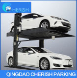 Simple Hydraulic Two Post Car Parking Lift with CE