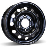 16X6.5 6-139.7 (6-5.5) Black Winter Steel Wheel