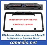 American USA Night Vision Car License Plate Frame Rearview Camera Cm-315b