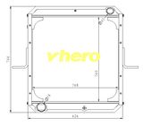 Auto Parts Air Conditioner Radiator for Truck Df Cummins 1301n08-010