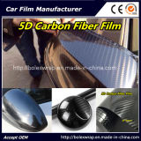 Hot Sell! ! ! High Glossy Black 3D Texture 5D Carbon Fiber Car Wrap Film