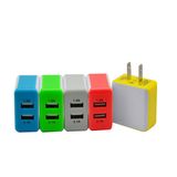 2 USB Port USB Wall Charger for iPad and Cellphone