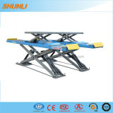 Ce Approved Wheel Alignment Double Level Scissor Lift with Runway