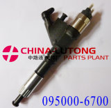 Common Rail Injector 095000-6700 (fit nozzle DLLA155P965) for HOWO Wd615