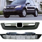 Front Grille and Lower Bumper Grille 71128-Swa-003za 71121-Swa-003 for Cr-V Honda CRV 2007 2008 2009