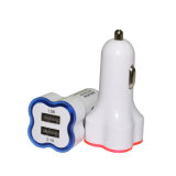 Smooth Dual USB Car Charger, Car Charger Plug in Charger with Dual Port for Mobile Phone