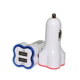 Smooth Dual USB Car Charger, Car Charger Plug in Charger with Dual Port for Mobile Phone