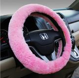 Fashion Stuffed Fur Sheepskin Short Wool Steering Cover