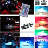 Fashion RGB Car Atmosphere Lights with Remote Control