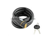 Good Price Bicycle Spiral Cable Lock with Bracket Included (HLK-018)