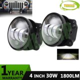 30W 4inch Round Jeep LED Fog Light with CREE LEDs