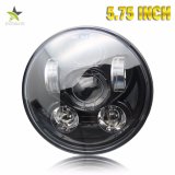 40W Angle Eyes Round 5.75inch LED Motorcycle Headlight with DOT for Jeep