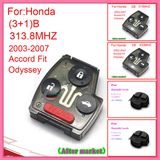 Remote Interior for Auto Honda 03-07 Accord. Odyssey Fit with 3+1 Buttons Split (433MHz key double color injection, not lose colour)